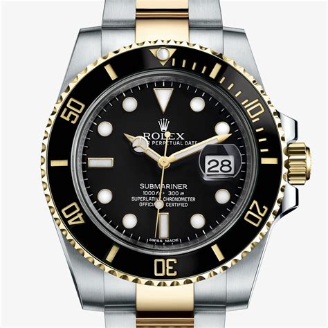 rolex submariner acciaio oro nuovo|rolex submariner stampata.